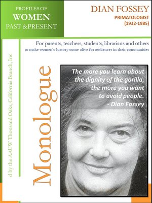 cover image of Profiles of Women Past & Present – Dian Fossey, Primatologist (1932-1985)